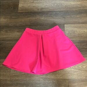 Mi Ami Hot Pink Pull-on Elastic Waist Women's Skirt Medium